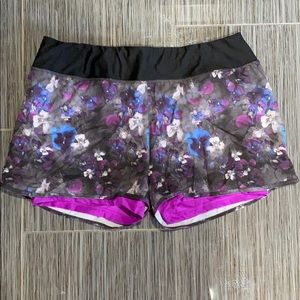 Mondetta floral active short with liner size L